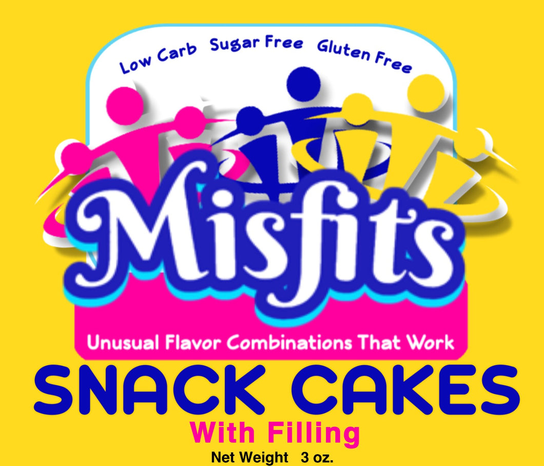MisFits - 2 Snack Cakes w/Filling