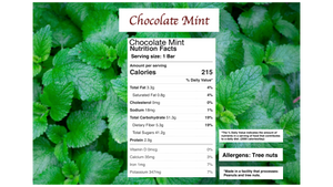 Chocolate Mint: Vegan Naturally Sweet Candy Bar
